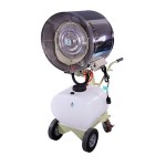 全球夏季热销款大面积喷雾加湿降温除尘制冷雾化不锈钢风机